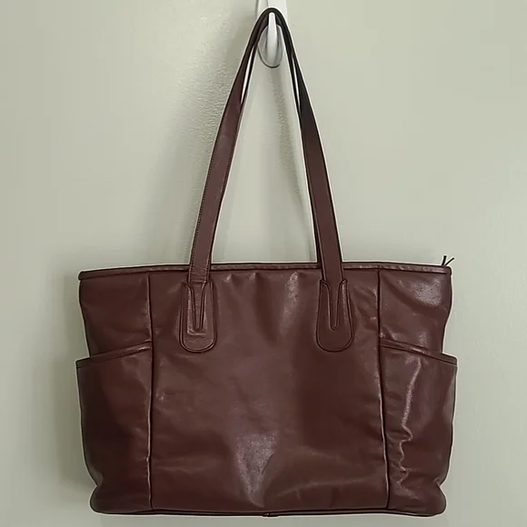 Etienne Aigner Vintage Brick Hobo Purse - Picture 7 of 10